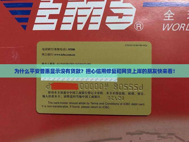 平安普惠显示没有贷款