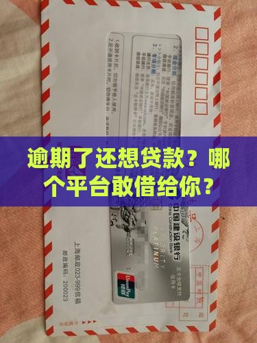 哪个平台逾期了可以贷款