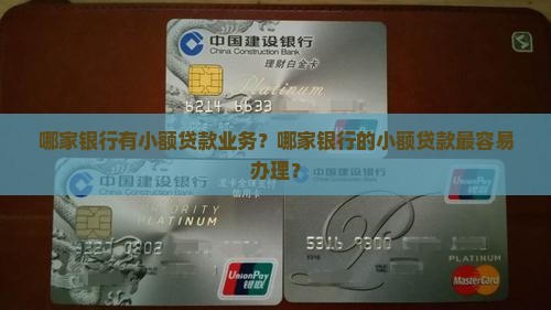 哪家银行有小额贷款业务