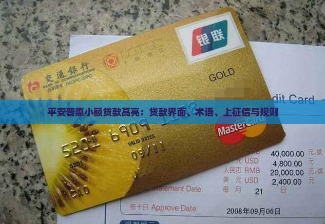 平安普惠小额贷款高亮