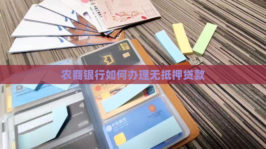 农商银行怎么无抵押贷款 农商银行怎么无抵押贷款