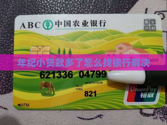 年纪小贷款多了怎么贷