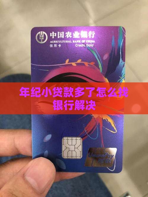 年纪小贷款多了怎么贷