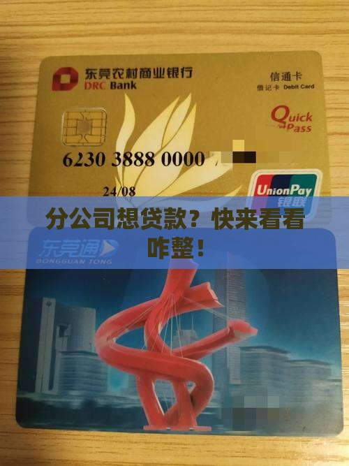 分公司怎样向银行贷款