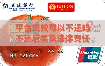 平台贷款可以不