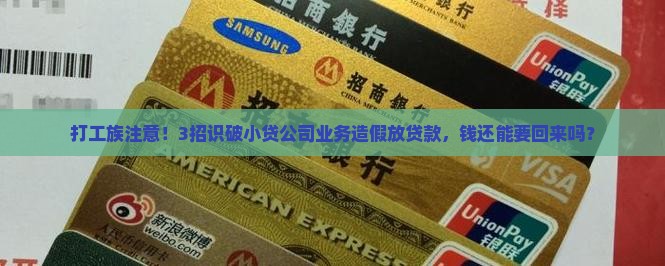 小贷公司业务做假放贷款