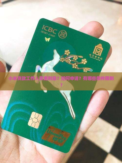 小米贷款工作人员免利息