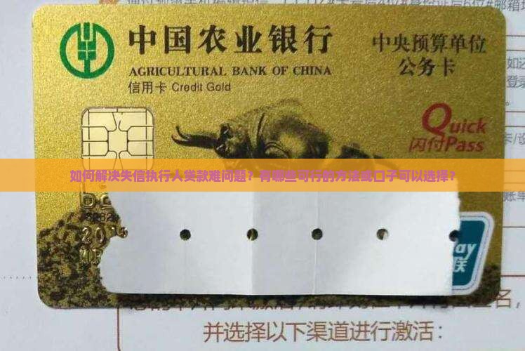 失信执行人贷款口子