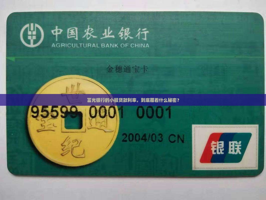 富光银行小额贷款利率