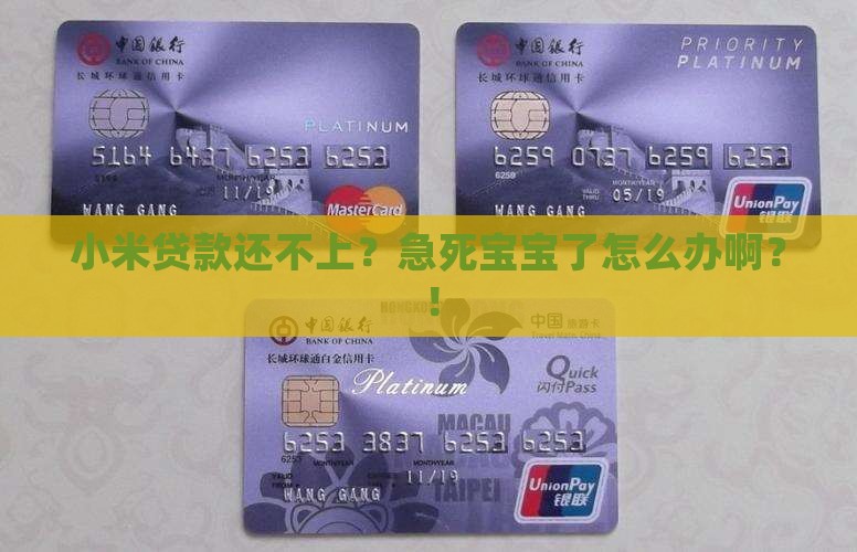 小米贷款无法还款要怎么办呢