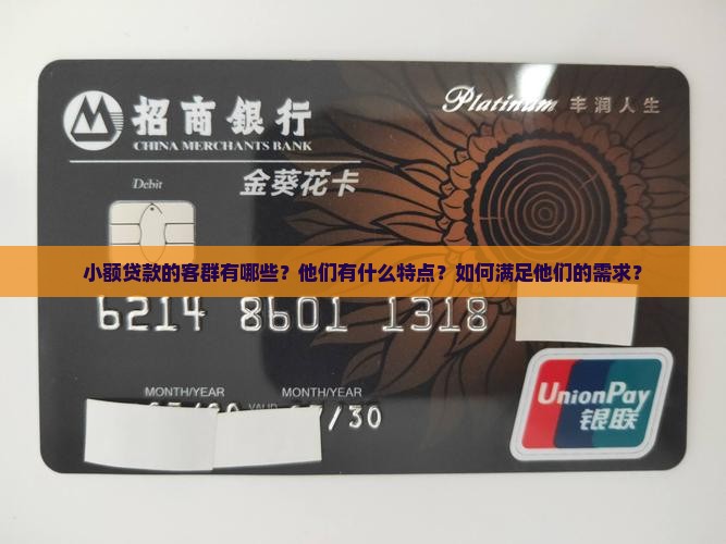 小额贷款的客群 小额贷款的客群