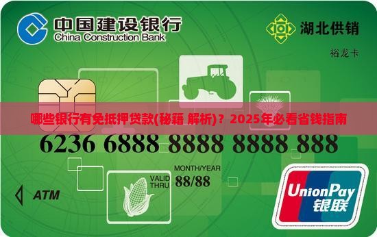 哪些银行有免抵押贷款