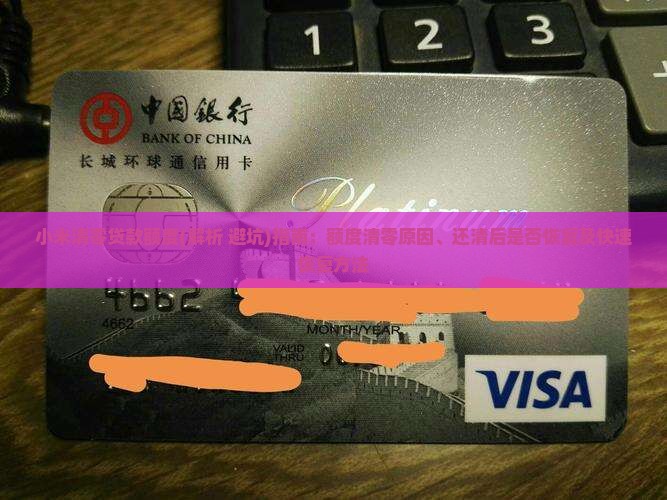小米清零贷款额度