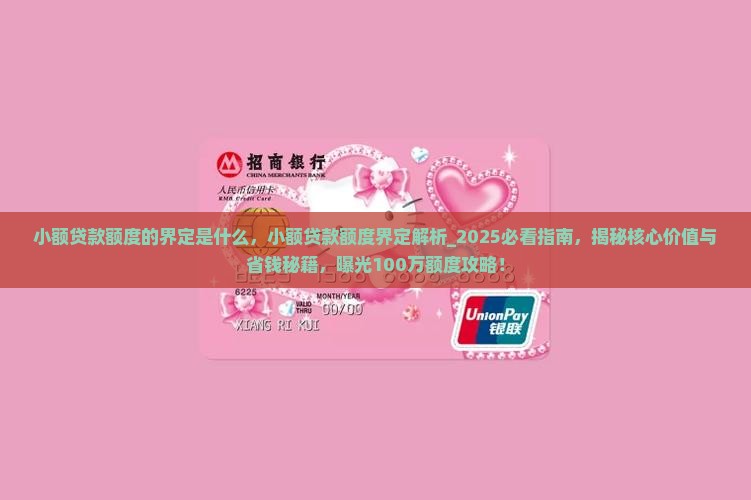 小额贷款额度的界定是什么