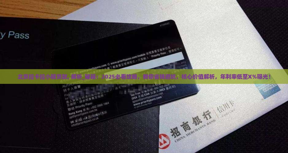 北京拉卡拉小额贷款