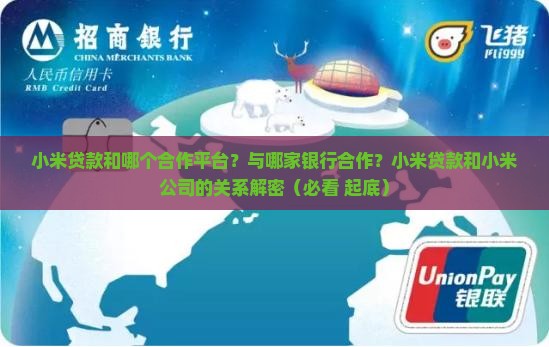 小米贷款和哪个合作
