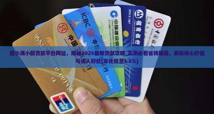 度小满小额贷款平台网址