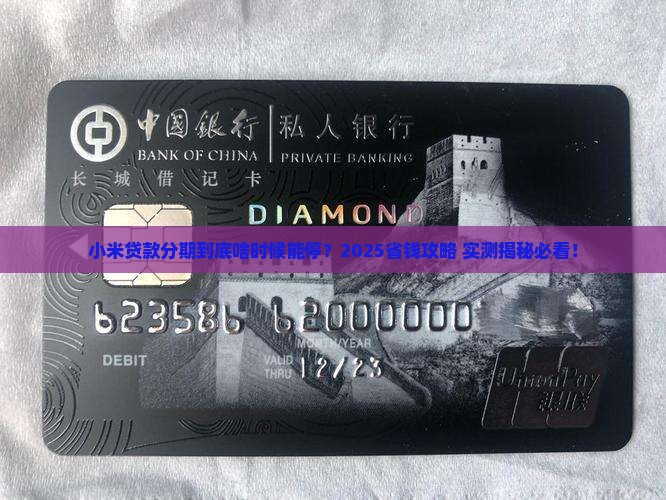 小米贷款多久停止分期