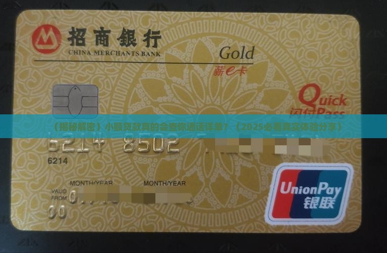 小额贷款能查通话祥单吗
