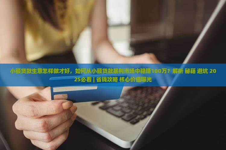 小额贷款生意怎样做才好