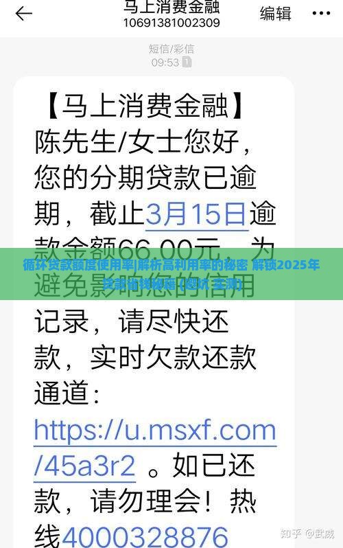 循环贷款额度使用率