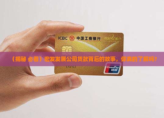 宏发发展公司贷款