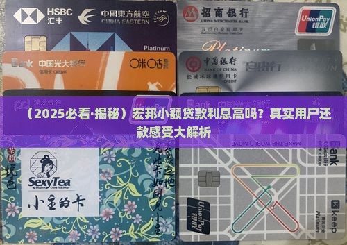 宏邦小额贷款怎么样啊利息多少