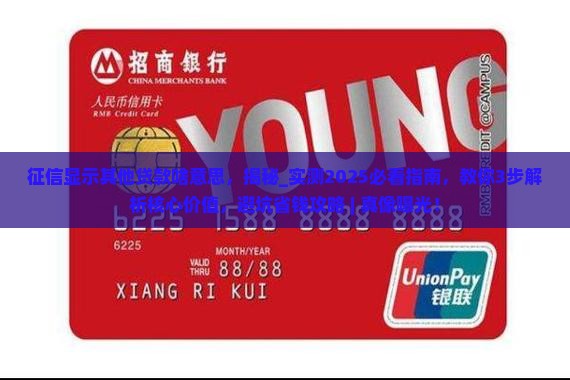 征信显示其他贷款啥意思
