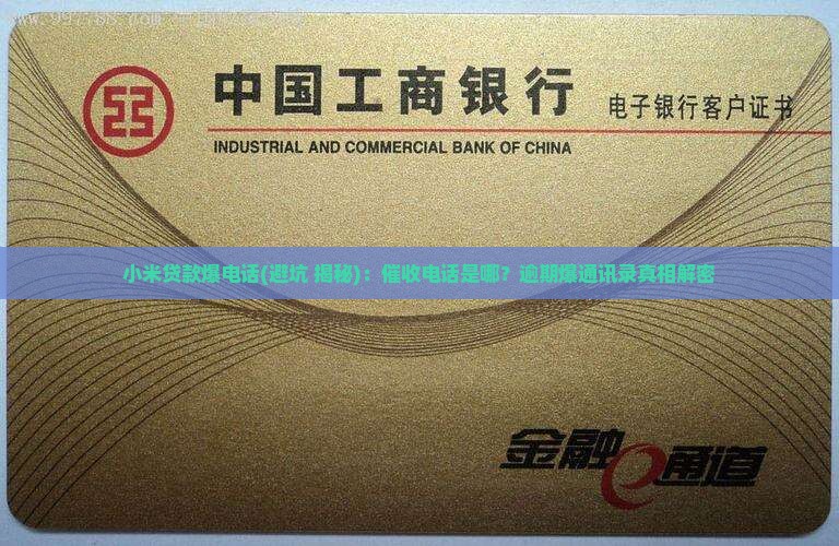 小米贷款爆电话