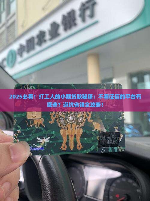 小额贷款不看征信的平台