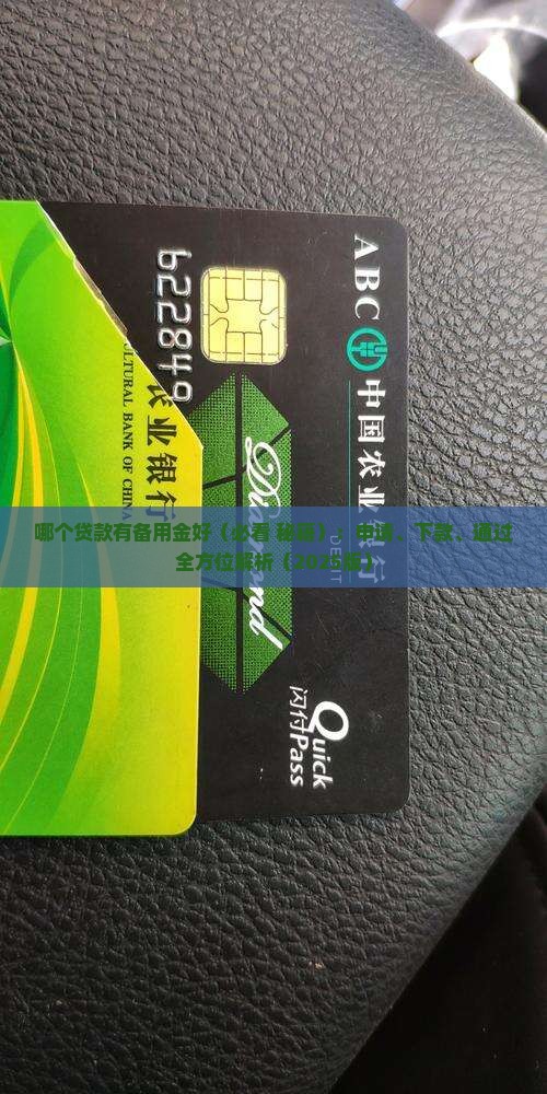 哪个贷款有备用金好
