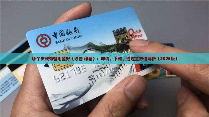 哪个贷款有备用金好