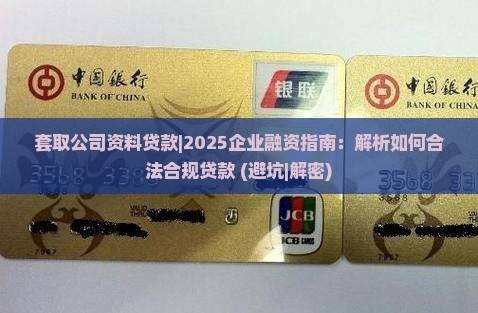 套取公司资料贷款