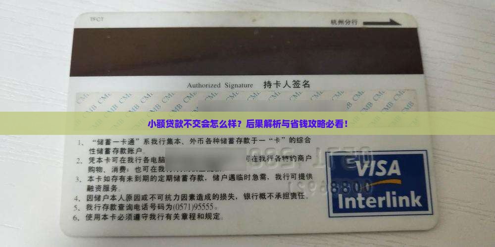 小额贷款不交会怎么样