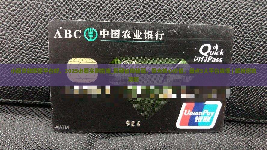 小额贷款哪里平台好