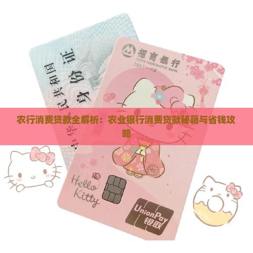 农行推出的消费贷款