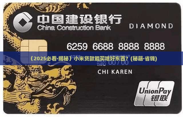小米贷款在哪买东西