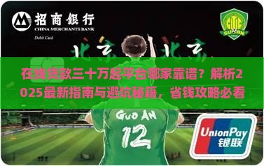 在线贷款三十万起的平台