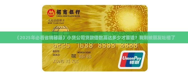 小贷公司贷款倍数