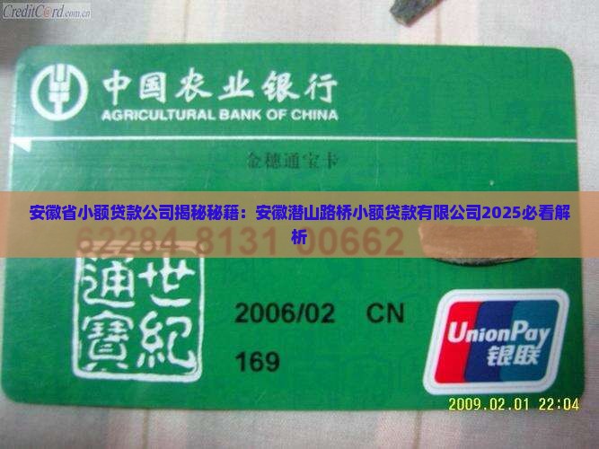 安徽省潜山路桥小额贷款