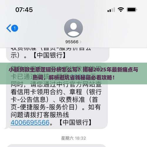 小额贷款生意逻辑分析怎么写
