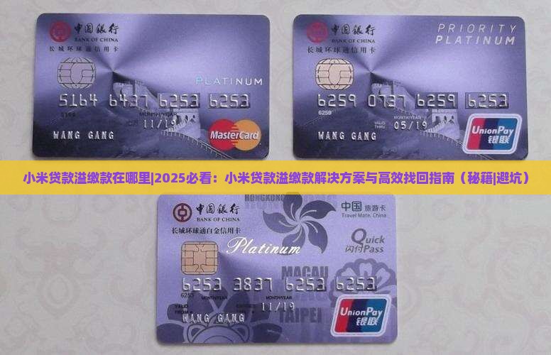 小米贷款溢缴款在哪里