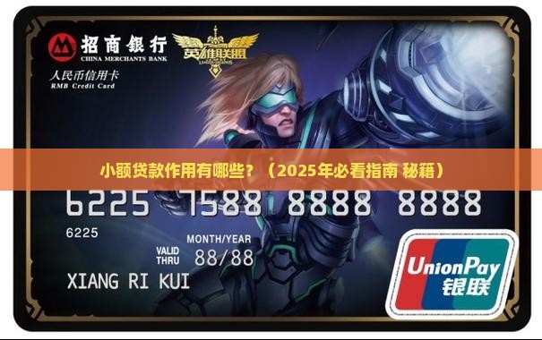小额贷款作用有哪些