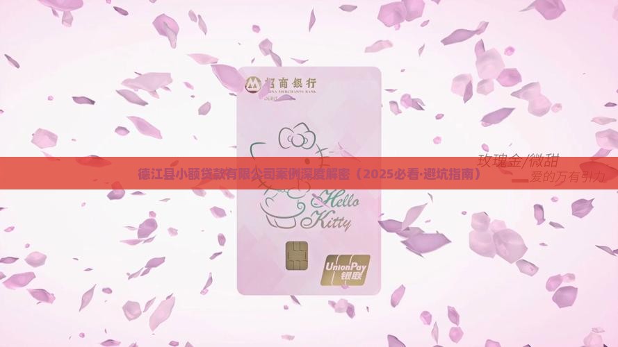 德江县小额贷款案件最新