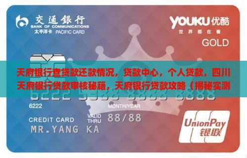 天府银行查贷款