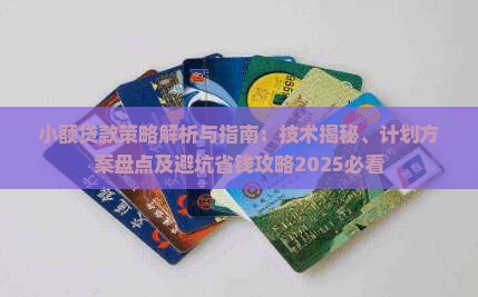 小额贷款策略 小额贷款策略