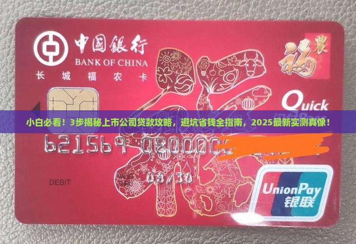 怎么做上市公司贷款