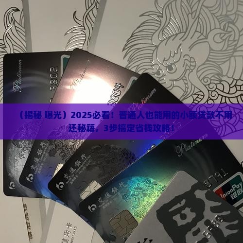 小额贷款无需偿还