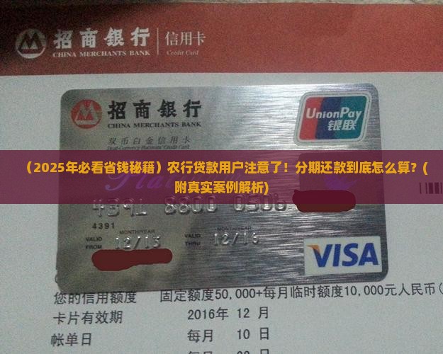 农行贷款有分期还款