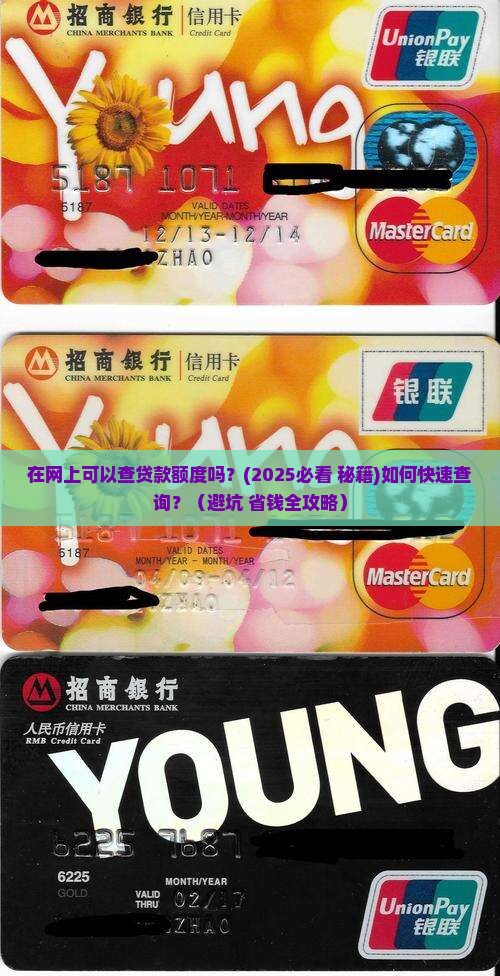 在网上可以查贷款额度吗